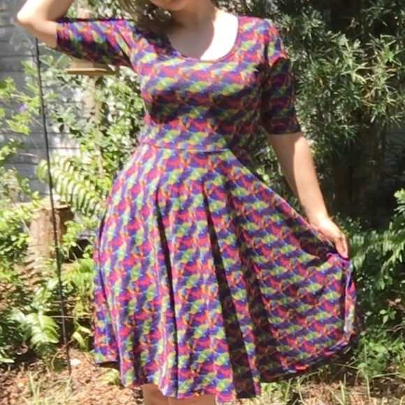 Lularoe Nicole dress for petite - Picture 3 of 6